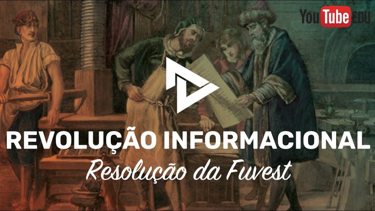 Thumbnail: RESOLUÇÃO 1º FASE FUVEST - REVOLUÇÃO INFORMACIONAL