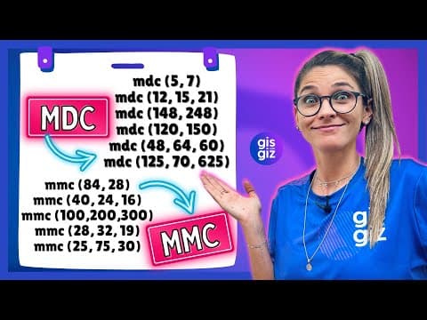 Thumbnail da aula: MMC  e MDC