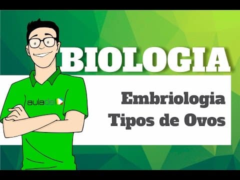 Thumbnail da aula: Biologia - Embiologia: Tipos de Ovos