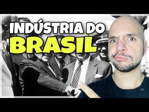 Thumbnail da aula: Processo de industrialização do Brasil | Aula completa | Ricardo Marcílio
