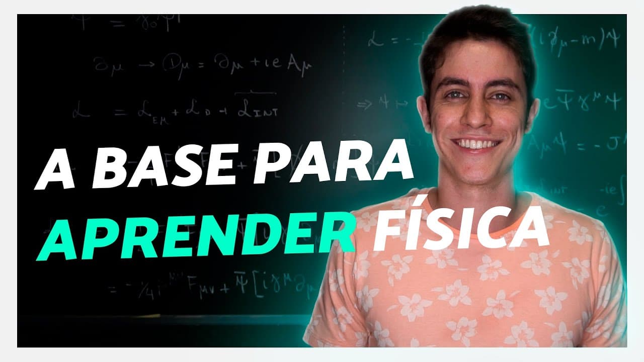 Thumbnail: COMO aprender FÍSICA do ZERO! (O básico para estudar física)