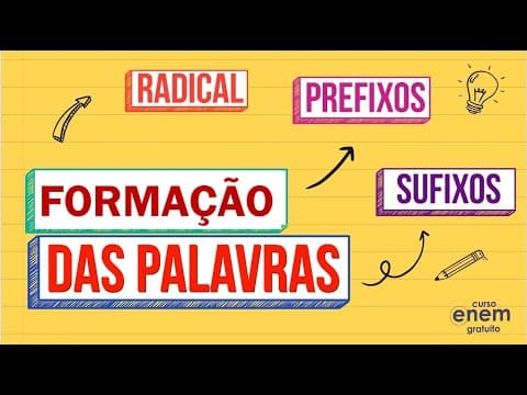 Thumbnail da aula: WORD FORMATION PROCESSES | ENEM AND VESTIBULAR PORTUGUESE | Prof. Kel