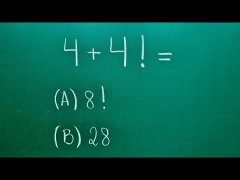 Thumbnail da aula: FATORIAL - Professora Angela Matemática