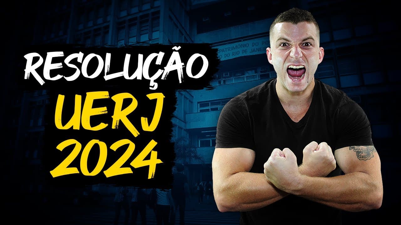 Thumbnail: RESOLUÇÃO UERJ 2024 - QUÍMICA
