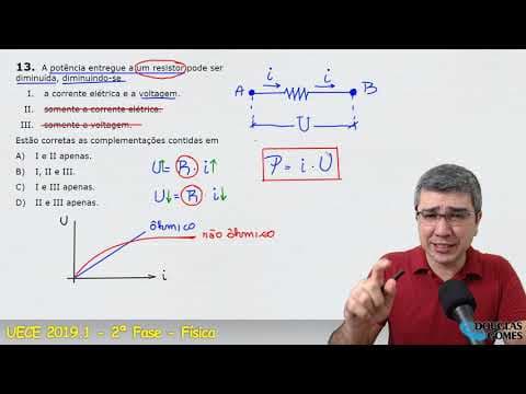 Thumbnail da aula: Correção/resolução Vestibular UECE 2019.1 FASE 2 Q.13