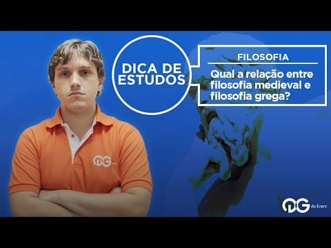 Thumbnail da aula: Dica de estudos: Qual a relação entre filosofia medieval e filosofia e grega || Ênio Mendes