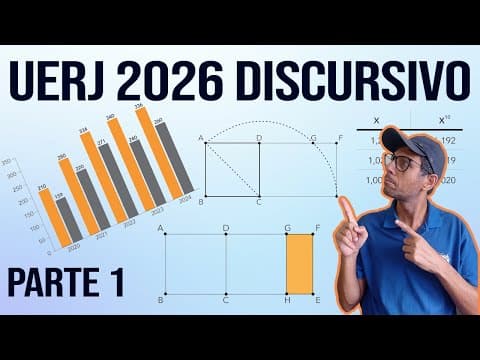Thumbnail da aula: Uerj 2026 Exame Discursivo Gabarito Prova Corrigida Matemática Parte 01