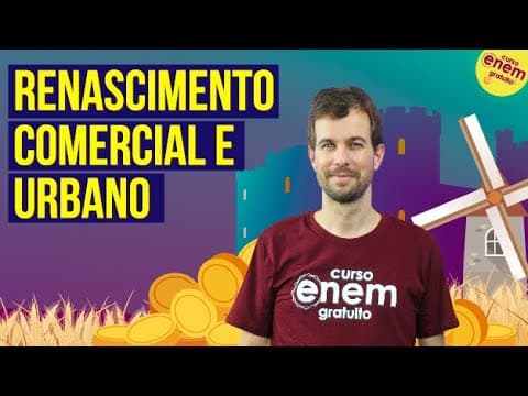 Thumbnail da aula: RENASCIMENTO COMERCIAL E CRISE DO FEUDALISMO | Resumo de História Enem. Prof Felipe de Oliveira