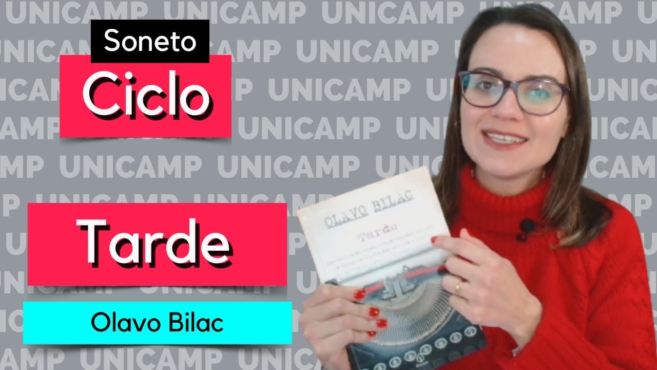 Thumbnail: Poema CICLO | TARDE | Olavo Bilac | vestibular UNICAMP