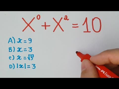 Thumbnail da aula: 🔥 HELP MATEMÁTICA BÁSICA -  Equação Bugante  #329