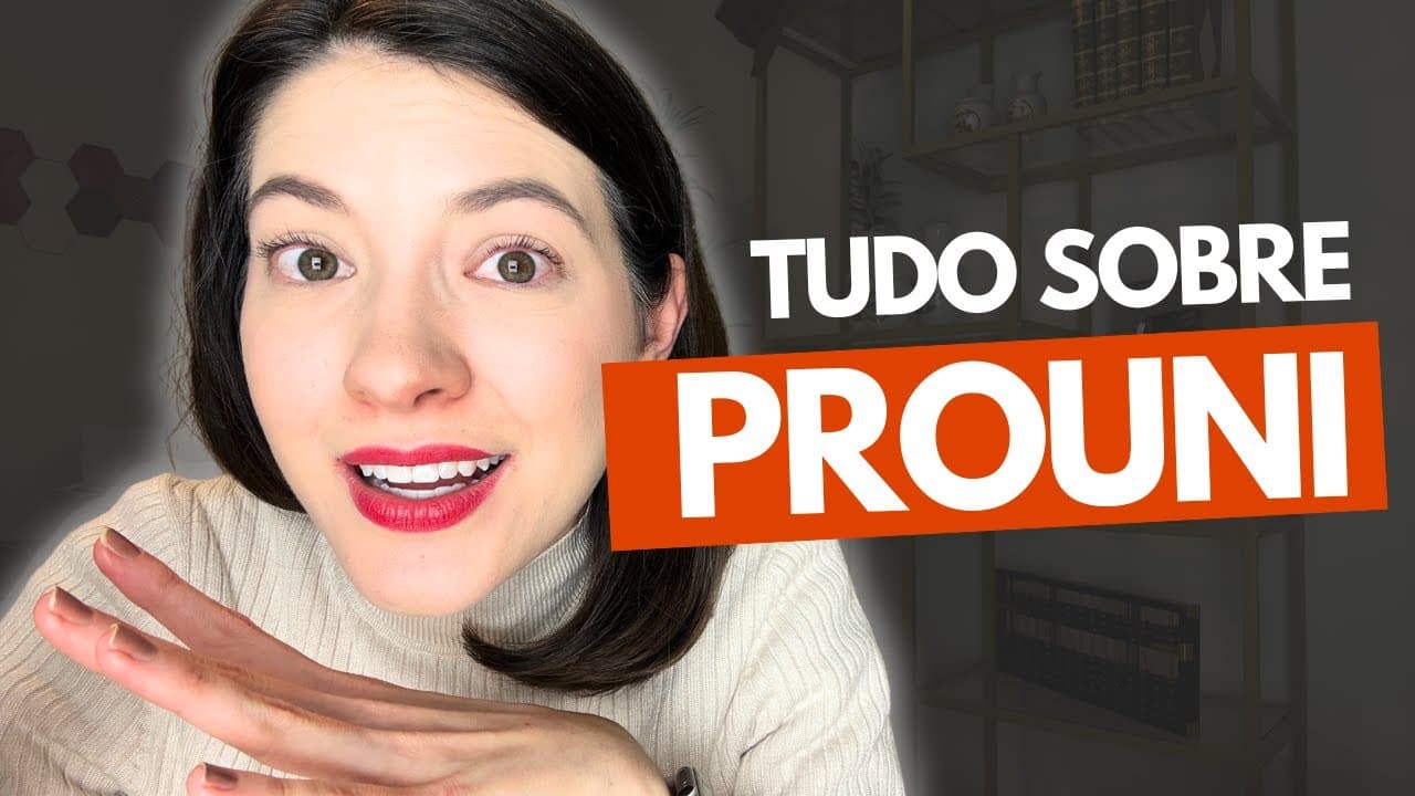Thumbnail: PROUNI 2026 - Veja ANTES de se inscrever para NÃO perder a vaga!