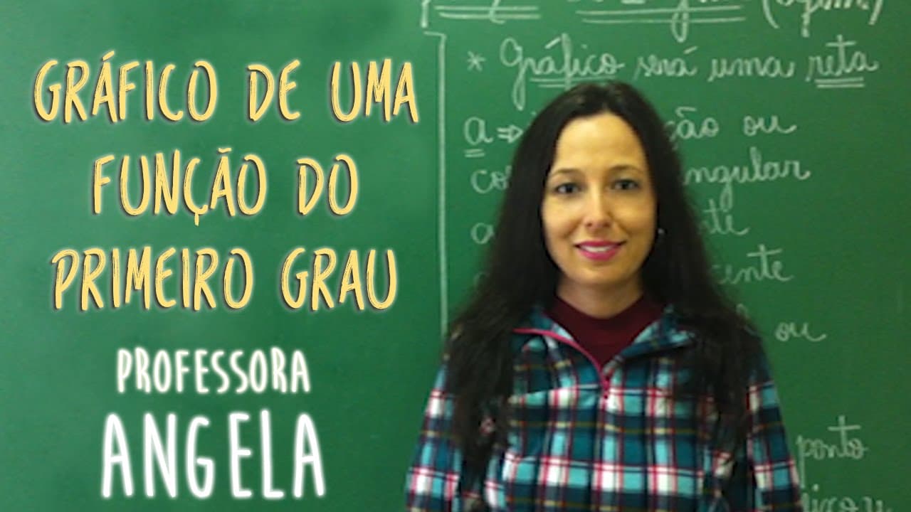 Thumbnail: Gráfico de uma Função do Primeiro Grau (Afim) - Vivendo a Matemática com a Professora Angela
