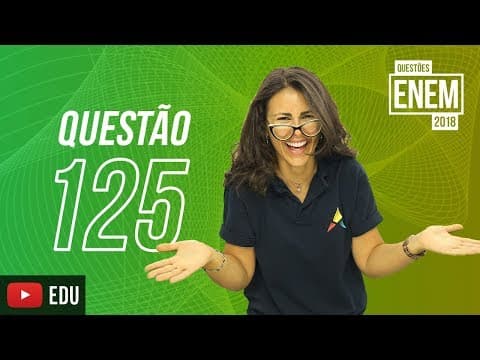 Thumbnail da aula: ENEM 2018 | Eletroquímica | Questão 125 (caderno amarelo)