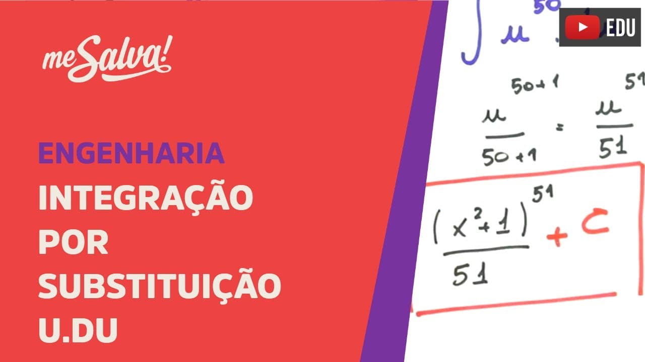 Thumbnail: Me Salva! INT09 - Integração por substituição u.du