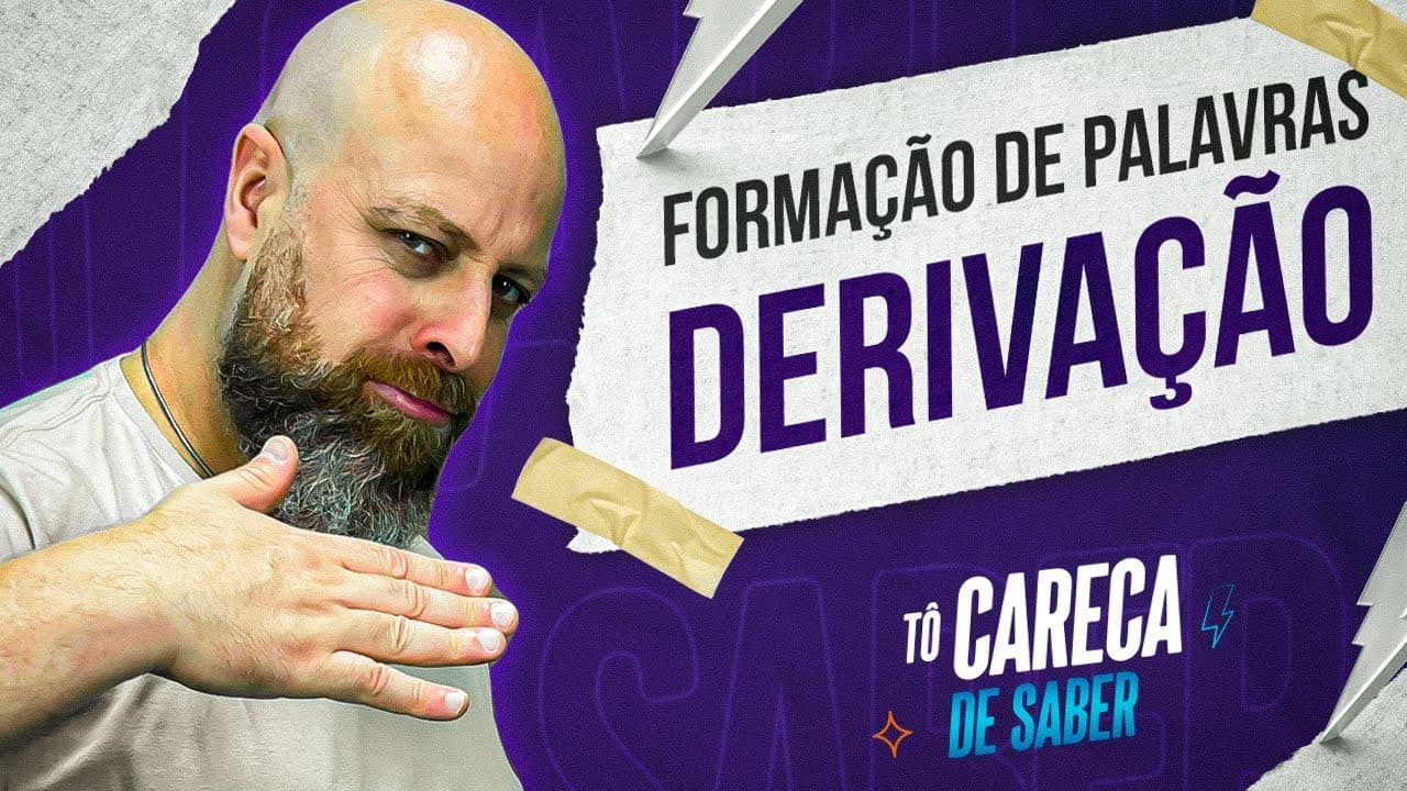 Thumbnail: Derivação Prefixal e Derivação Sufixal [Prof. Noslen] #professornoslen #carecadesaber #português