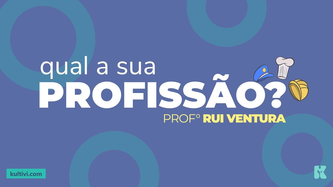 Thumbnail: Kultivi | Qual é a sua profissão? | Jornalista
