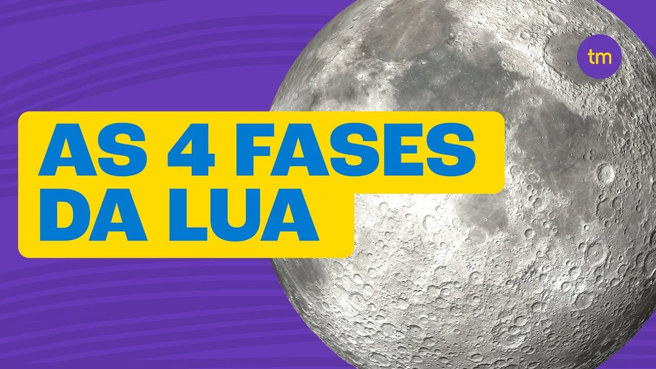 Thumbnail: Conheça as 4 FASES DA LUA