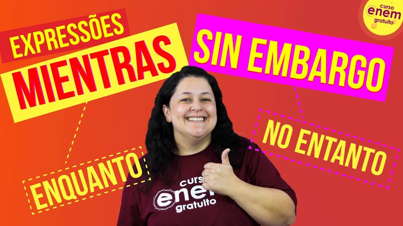 Thumbnail: AS EXPRESSÕES MIENTRAS E SIN EMBARGO NO ESPANHOL | Resumo de Espanhol para o Enem