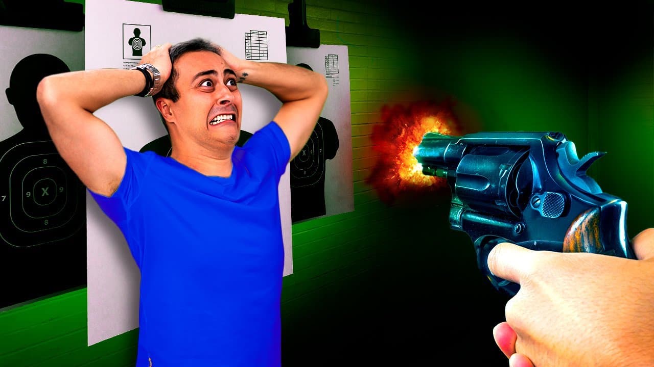 Thumbnail: Qual e a sensação de levar um TIRO?