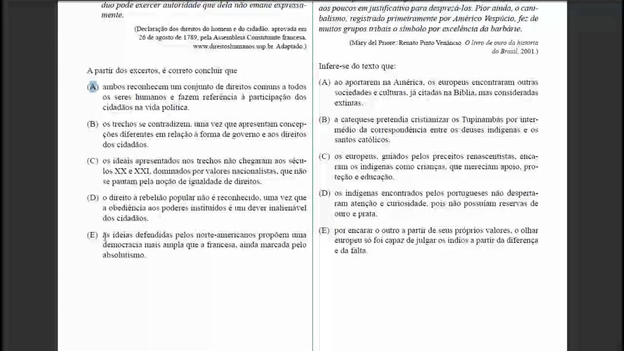 Thumbnail: Resolução comentada da prova de História do vestibular UFTM - Parte 2