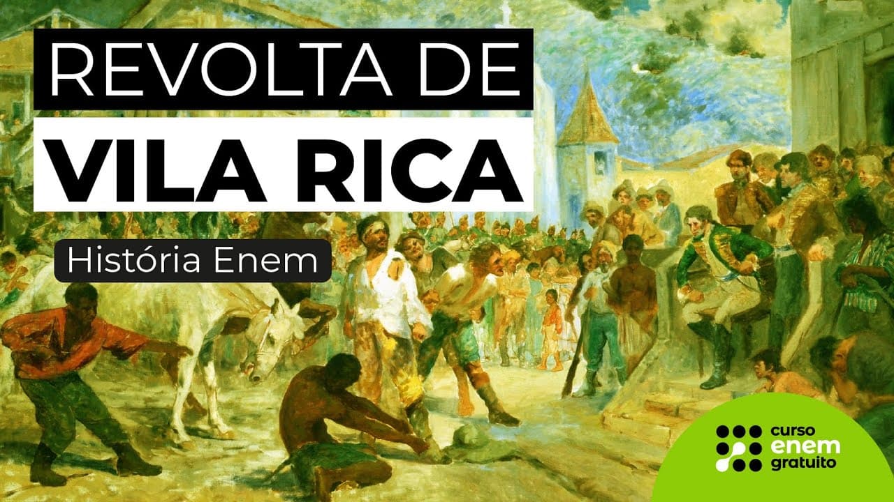 Thumbnail: REVOLTA DE VILA RICA: resumo, causas e consequências | História para o Enem | Felipe de Oliveira