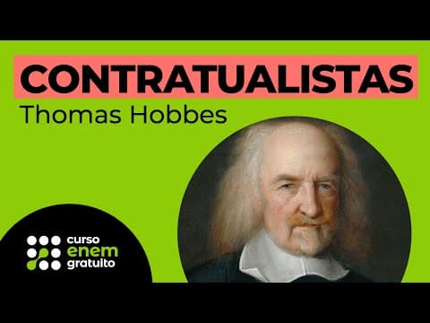 Thumbnail da aula: CONTRATUALISTAS: Thomas Hobbes | Sociologia para o Enem | Fábio Luís Pereira