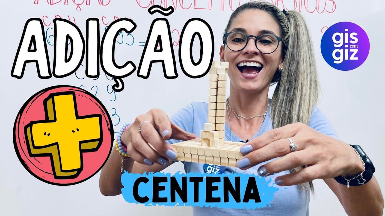 Thumbnail: ADIÇÃO COM MATERIAL DOURADO  3° e  4º ano ENSINO FUNDAMENTAL |   Prof. Gis/