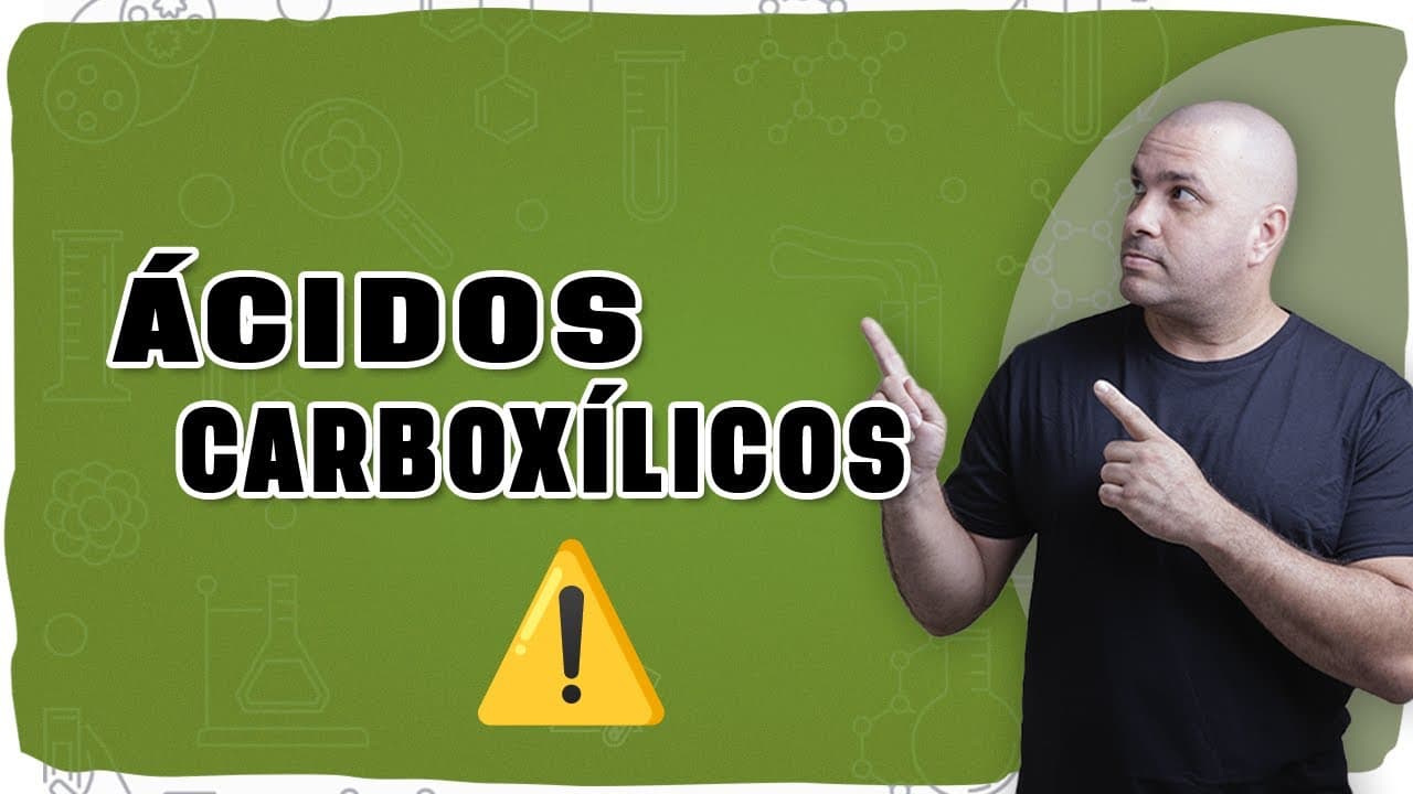 Thumbnail: 🧪 ÁCIDOS CARBOXÍLICOS: Como identificar, nomear e entender essa função orgânica essencial!