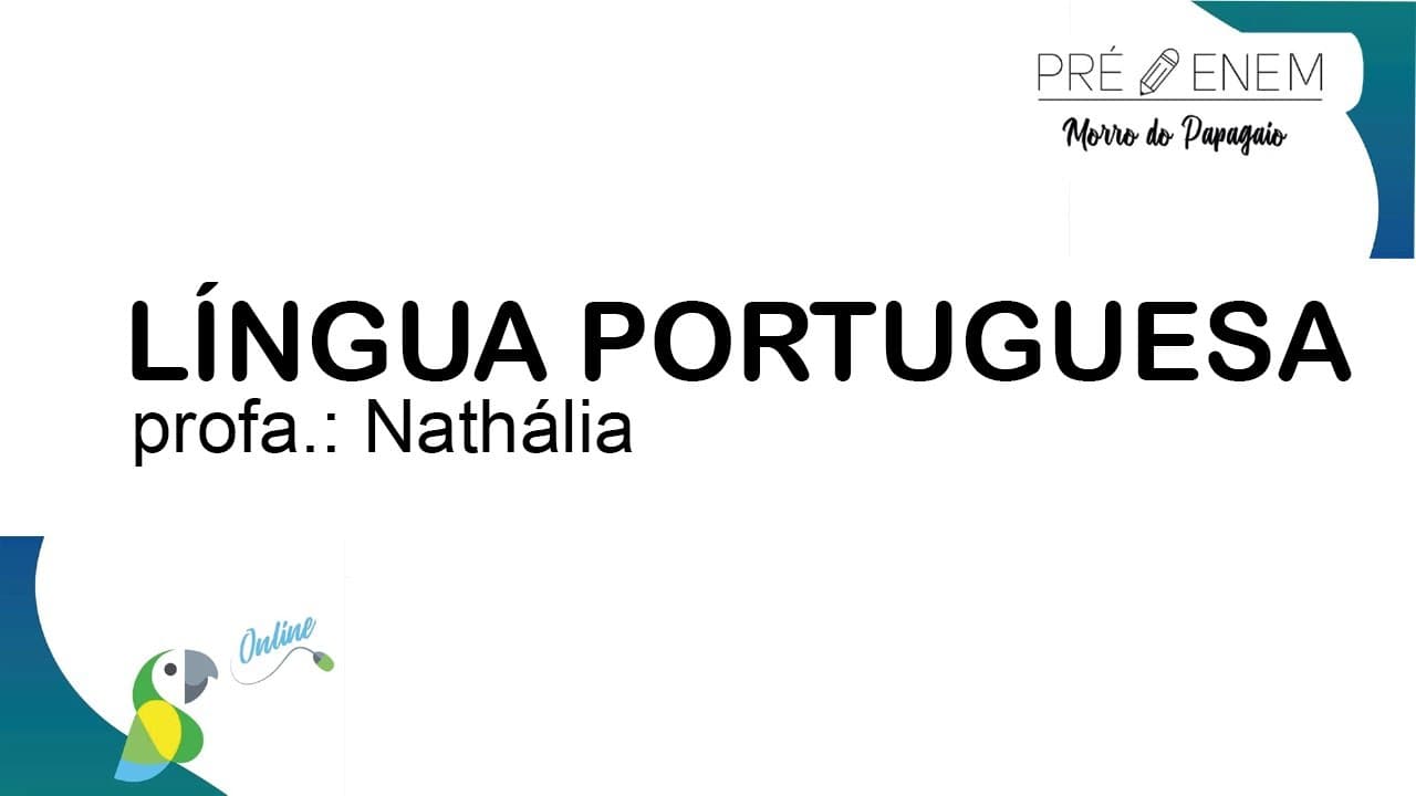 Thumbnail: Língua Portuguesa - Correção de Exercícios