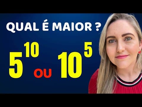Thumbnail da aula: 😱CONSEGUE COMPARAR POTÊNCIAS??   Matemática básica todo dia.📚🚀