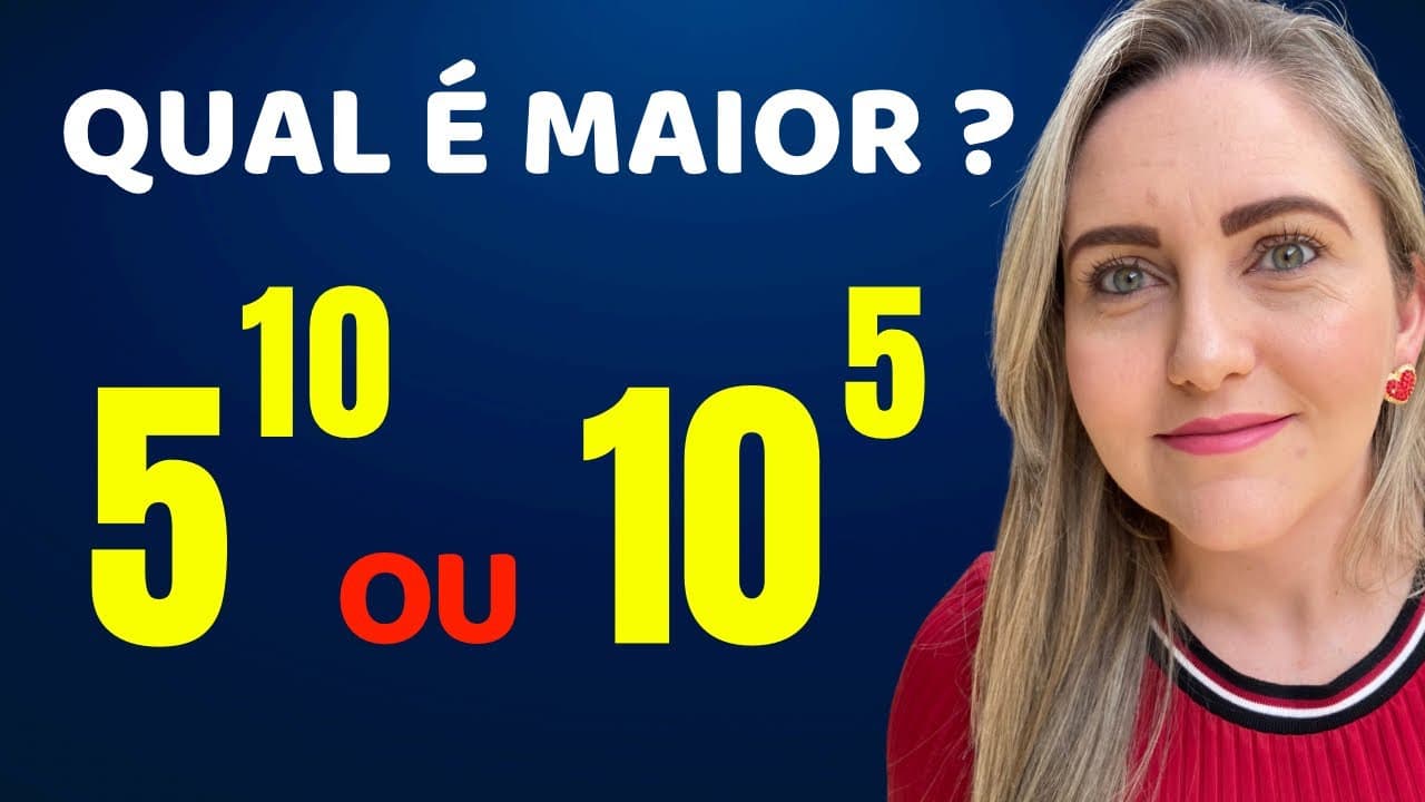 Thumbnail: 😱CONSEGUE COMPARAR POTÊNCIAS??   Matemática básica todo dia.📚🚀