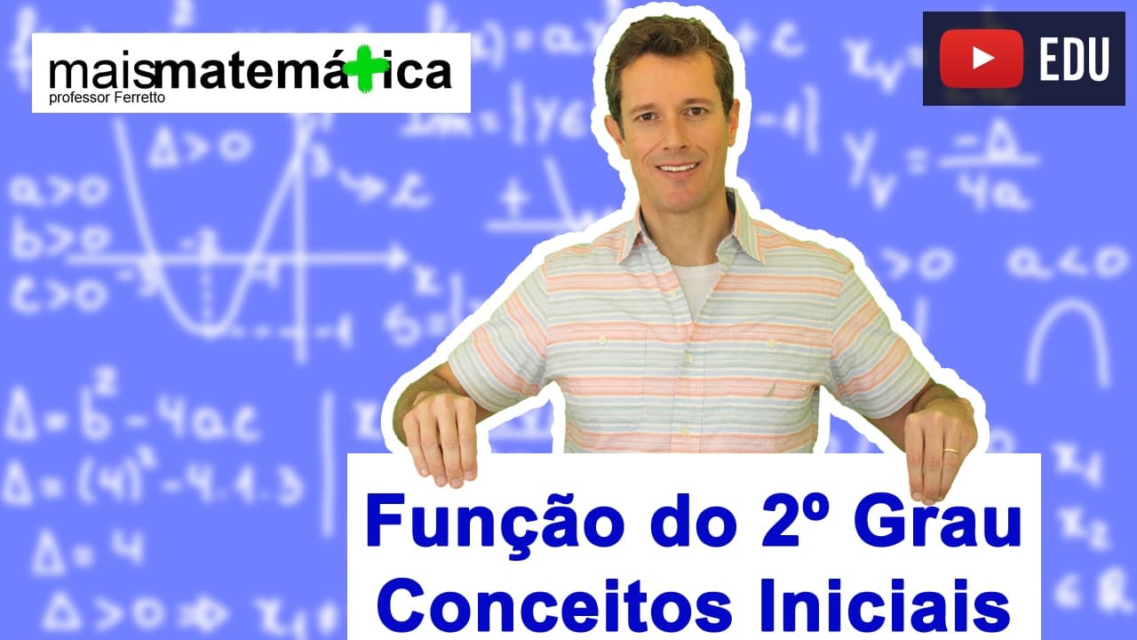 Thumbnail: Função do Segundo Grau (Função Quadrática): Conceitos Iniciais (Aula 1 de 9)