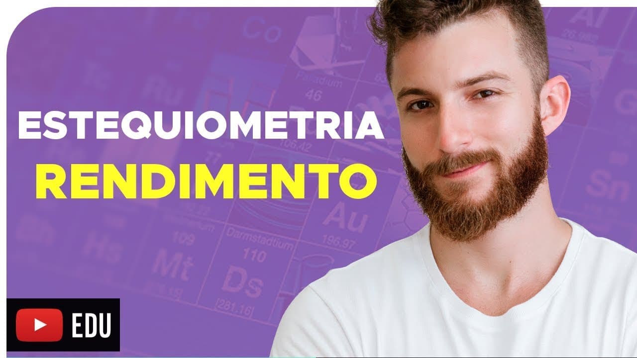 Thumbnail: ESTEQUIMETRIA RENDIMENTO – DICA ENEM – Prof. Marcus