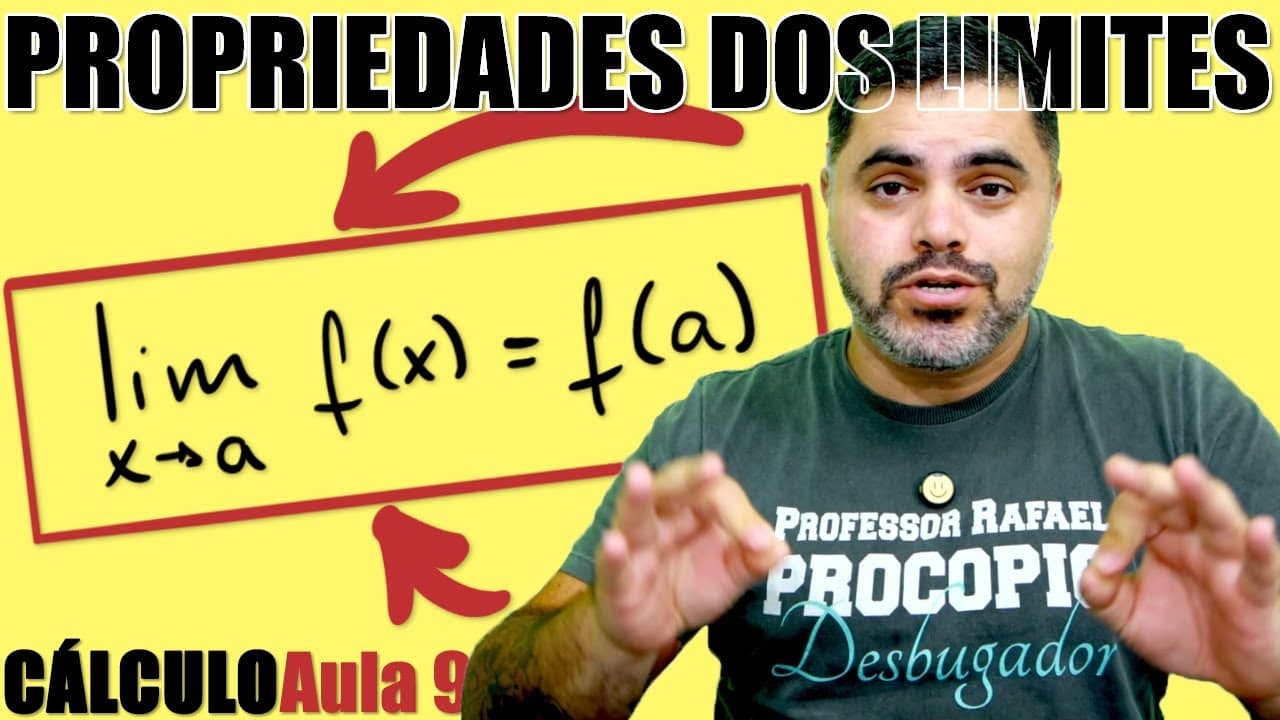 Thumbnail: 🟡 PROPRIEDADES DOS LIMITES (Cálculo de Limites FÁCIL E RÁPIDO!) | Curso de Cálculo 1 | Aula 9