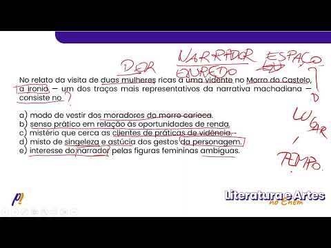 Thumbnail da aula: ENEM 2022 - Século XIX | Bárbara entrou, enquanto o pai pegou da viola  passou ao patamar...