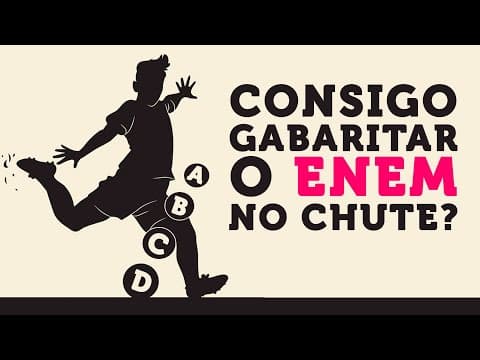 Thumbnail da aula: Probabilidade de gabaritar o enem chutando #shorts