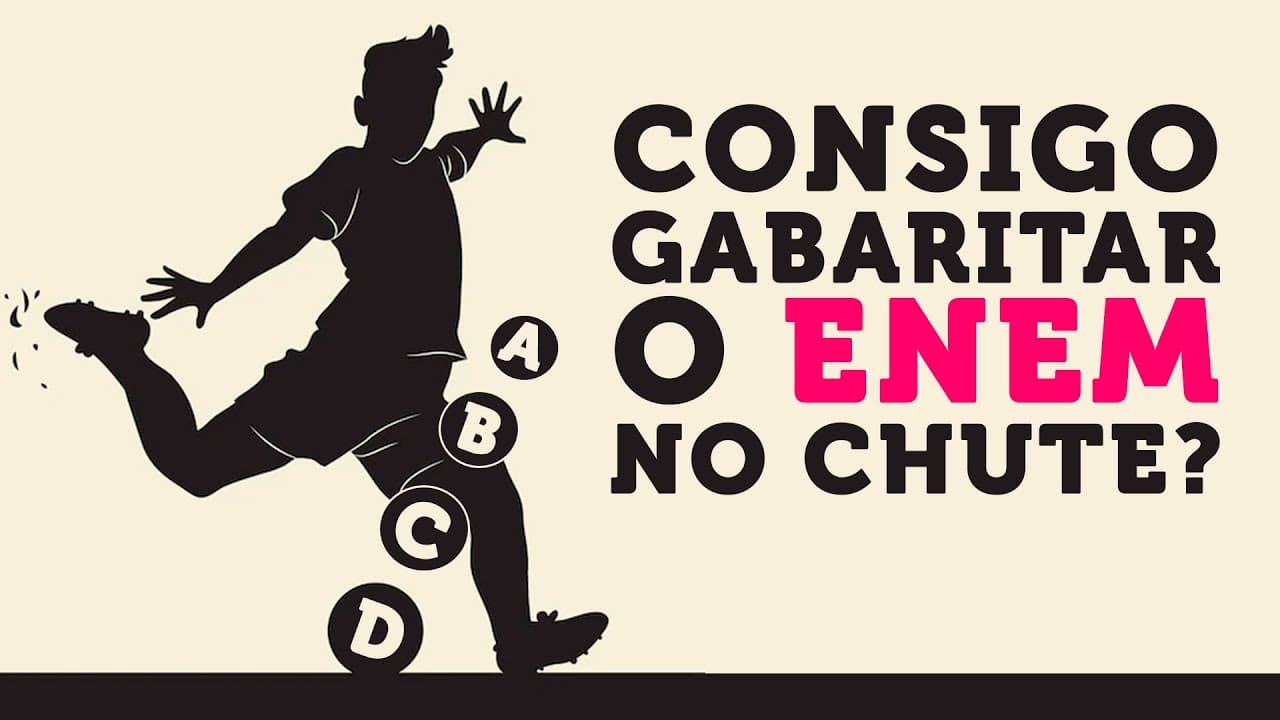 Thumbnail: Probabilidade de gabaritar o enem chutando #shorts