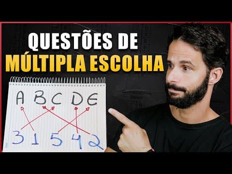 Thumbnail da aula: 5 Rules for Getting Multiple Choice Questions Right on the Test [Proven]