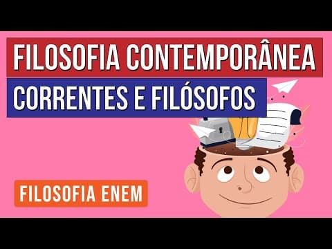 Thumbnail da aula: FILOSOFIA CONTEMPORÂNEA: correntes e filósofos | Filosofia para o Enem | Ernani Junior da Silva