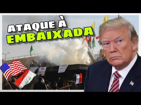 Thumbnail da aula: Trump x Irã: entenda o ataque à embaixada no Iraque | Ricardo Marcílio