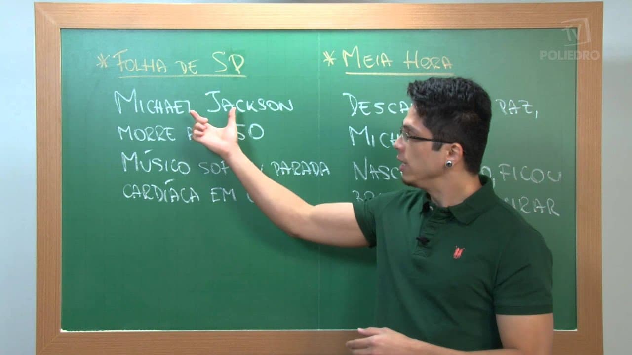 Thumbnail: Videoaulas Poliedro | Enem | O trabalho do Sujeito com a Linguagem