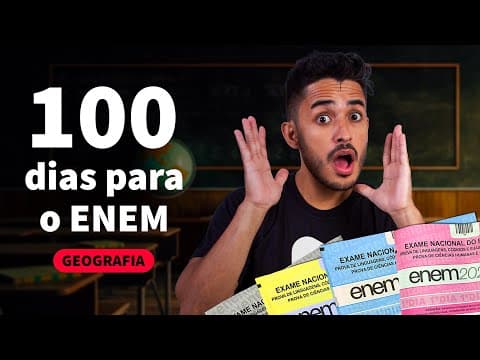 Thumbnail da aula: GEOGRAFIA PARA O ENEM 2024 | ASSUNTOS QUE MAIS CAEM NA PROVA | ProEnem