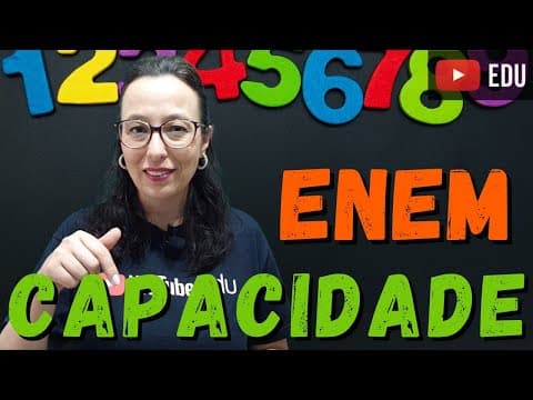 Thumbnail da aula: ENEM - Unidade de Medida de Capacidade - Professora Angela