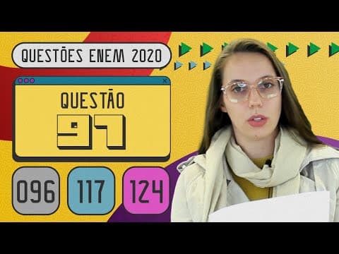 Thumbnail da aula: ENEM 2020 | Tratamento para o câncer | Questão 97