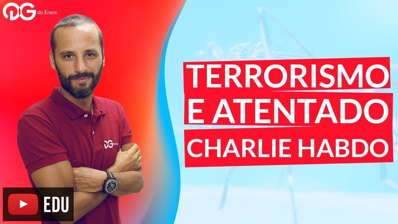 Thumbnail: Terrorismo em 2015 e Atendado Charlie Habdo | Atualidades para ENEM