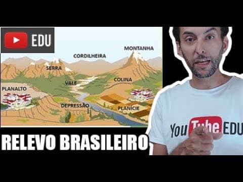 Thumbnail da aula: RELEVO BRASILEIRO - efeitos EXÓGENOS e ENDÓGENOS DO RELEVO