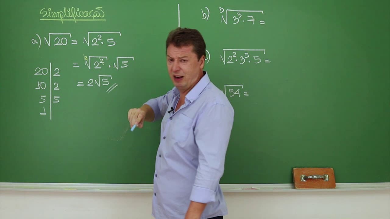 Thumbnail: Simplificação de Radicais - Matemática Básica