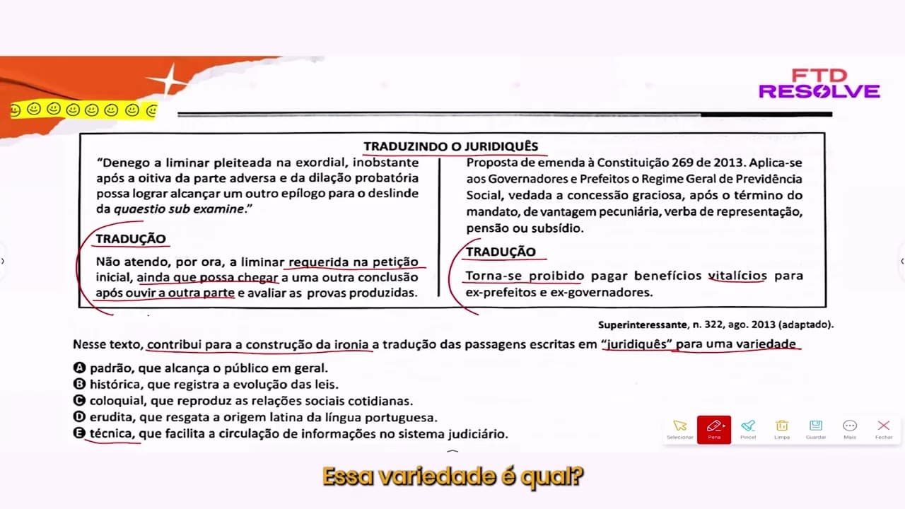 Thumbnail: Enem 2025  - Traduzindo o juridiquês