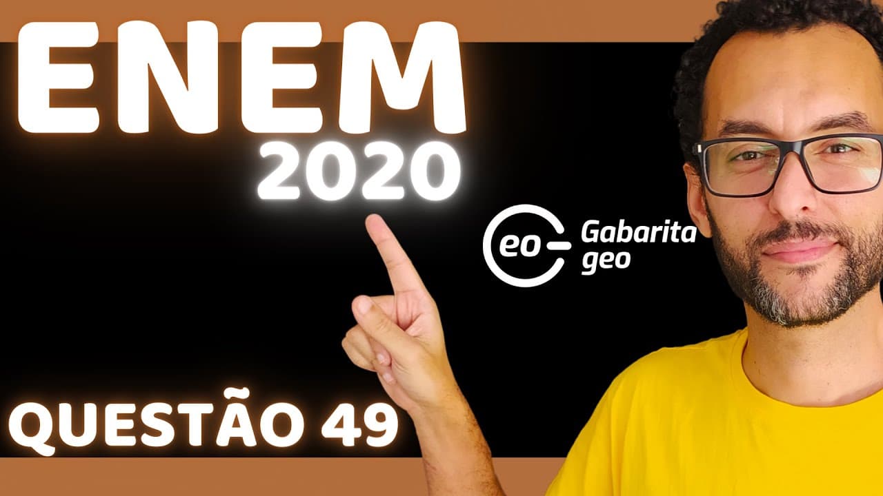 Thumbnail: ✅ QUESTÃO 49 (PROVA AZUL) CIÊNCIAS HUMANAS | ENEM 2020: REFORMA AGRÁRIA