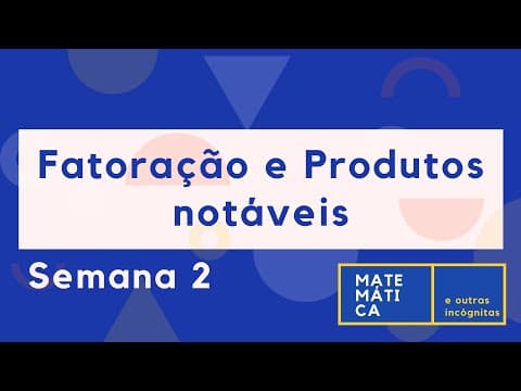 Thumbnail da aula: Ufmg | A diferença entre os quadrados de dois números naturais é 144, e a razão... - Prof. Johnny